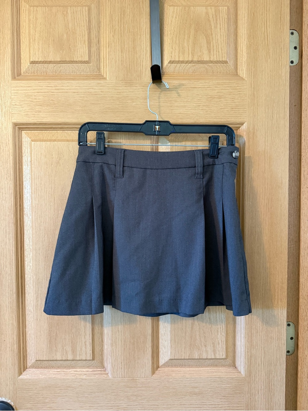 H&M Dark Gray Circle Skater Mini Skirt
